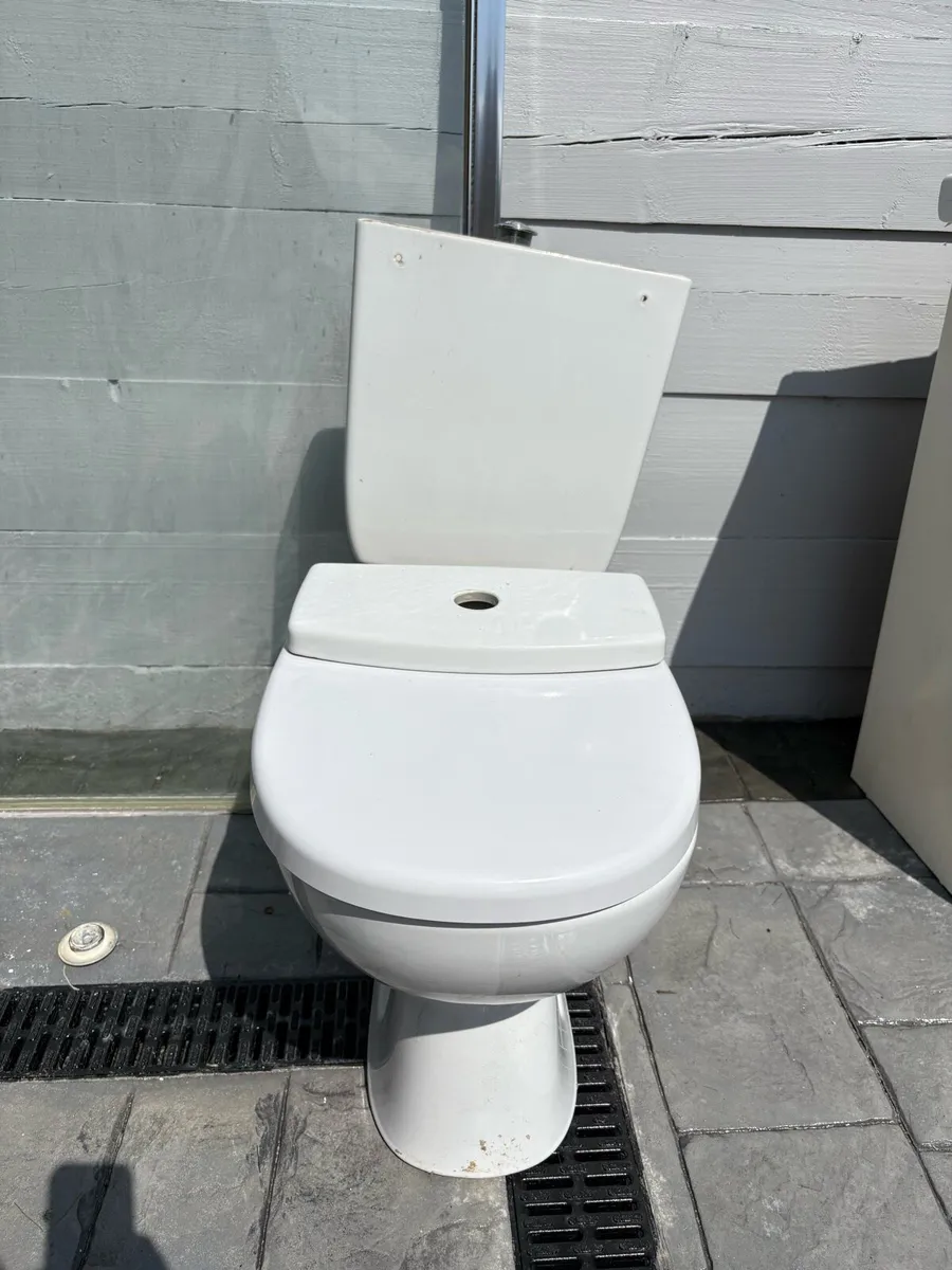 Push button Toilet.