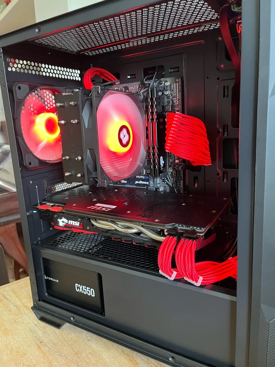 Red/Black Gaming PC - Image 2