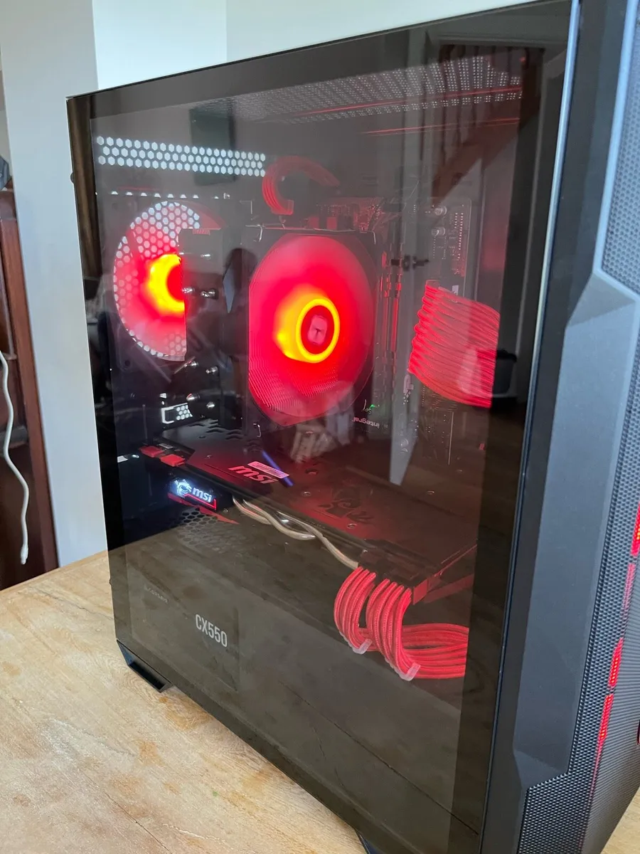 Red/Black Gaming PC - Image 4