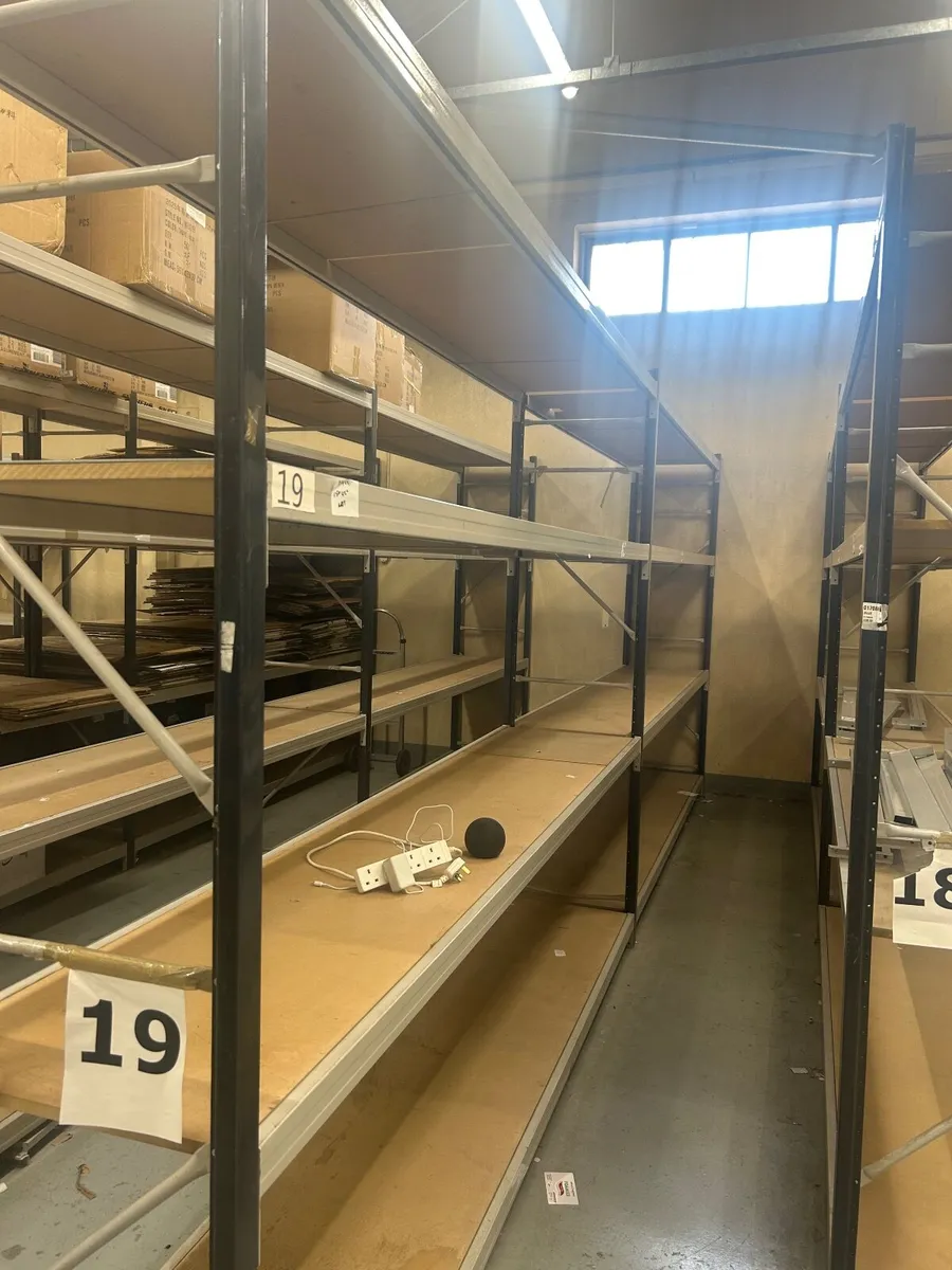 Second hand Long span racking for sale - Image 2