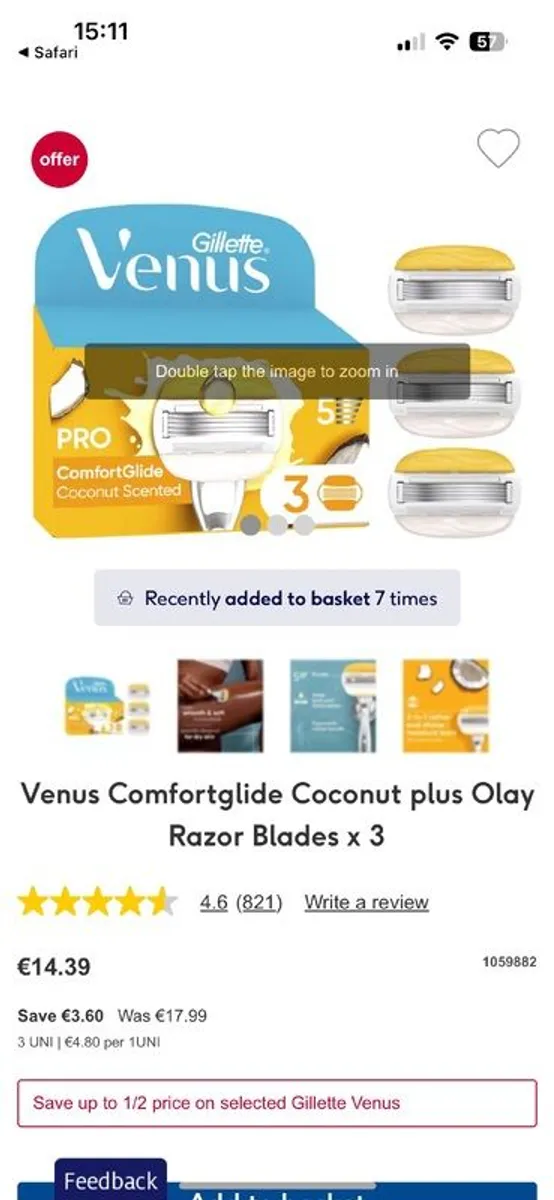 Razor Blades  Ladies and gents - Image 2