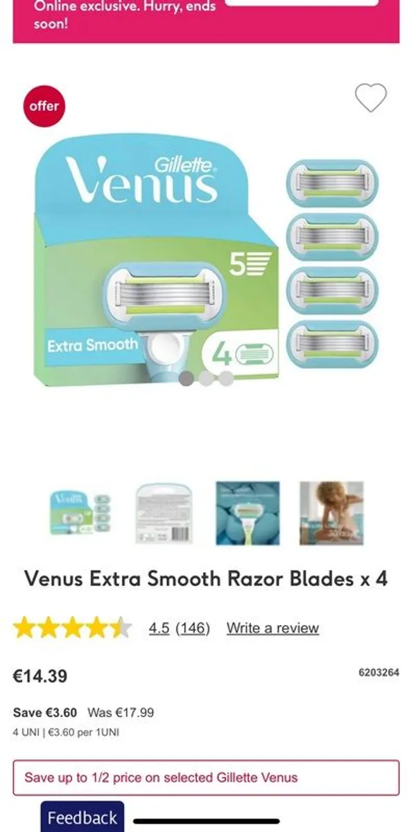 Razor Blades  Ladies and gents - Image 3