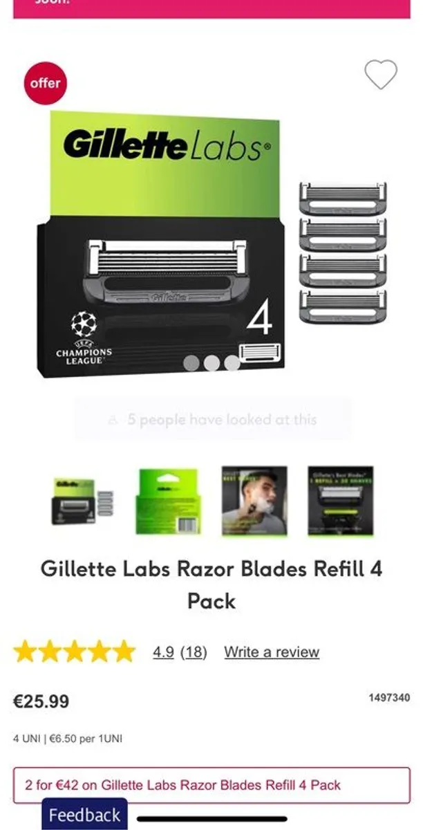 Razor Blades  Ladies and gents - Image 4