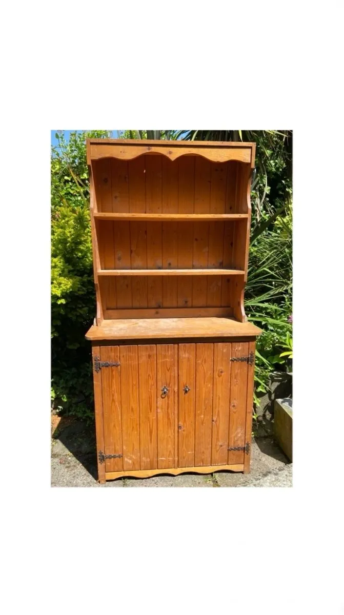 Antique Style Pine Dresser (Two Piece) - Image 1