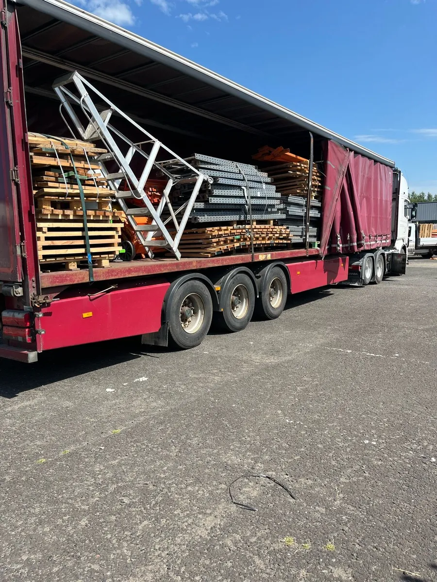 50 bays + of pallet racking