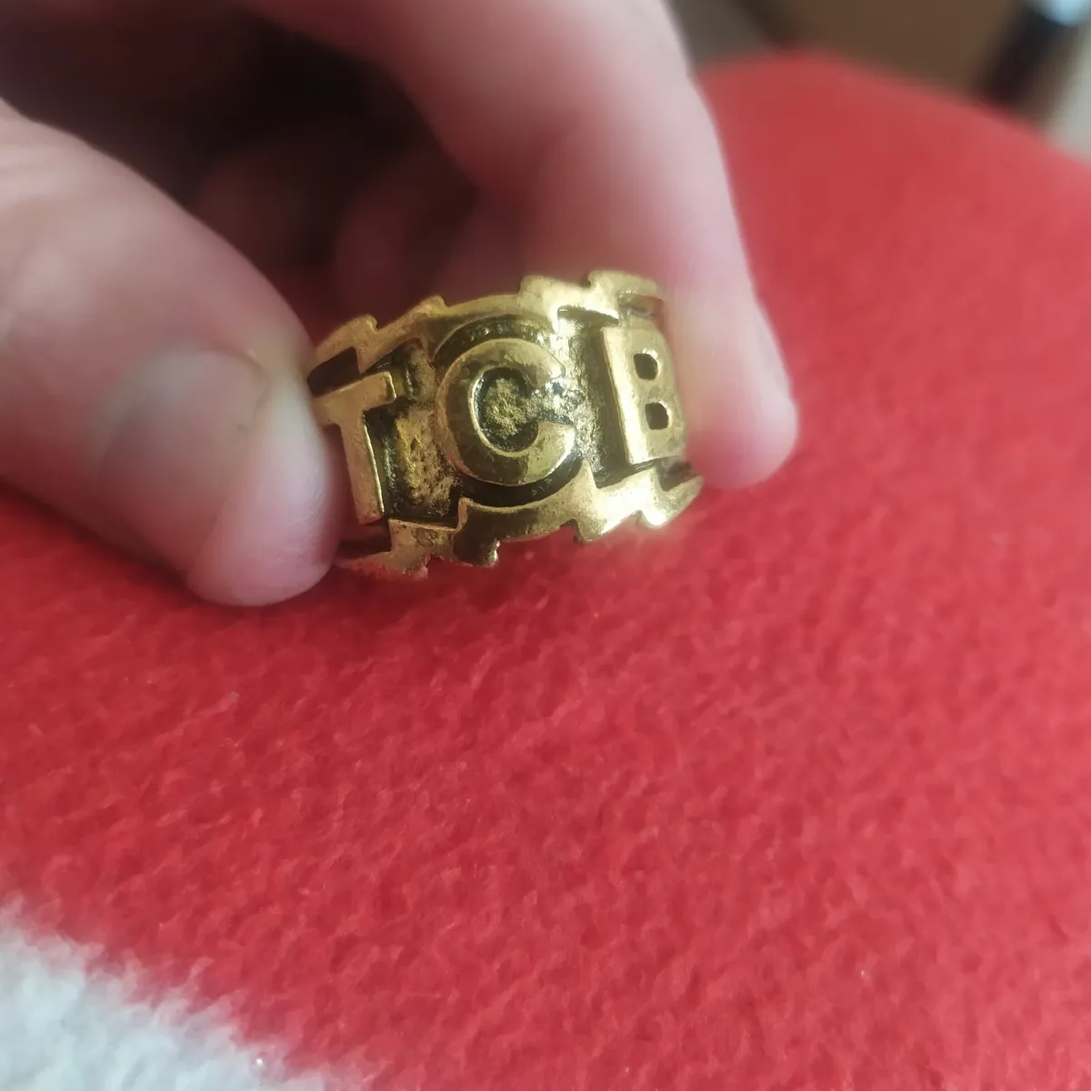 Elvis Presley ring. Taking care of buisness. Heavy - Image 1