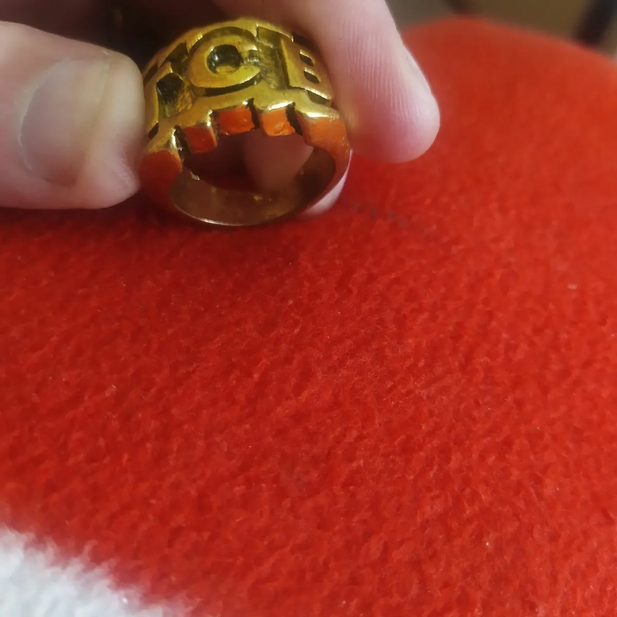 Elvis Presley ring. Taking care of buisness. Heavy - Image 4
