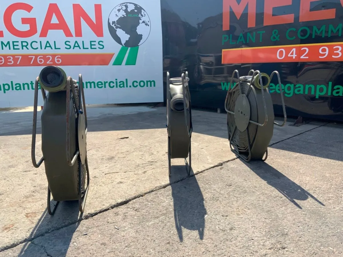 6" x 150ft LAY FLAT HOSE & REEL....EX MOD......38 - Image 2