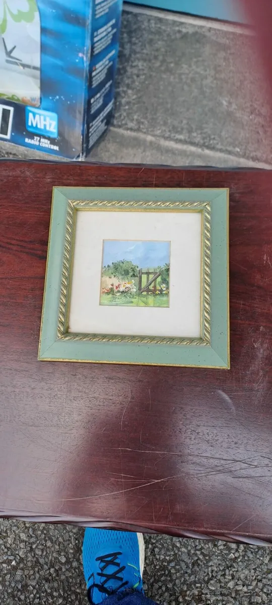 Picture Oil Painting Garden Gate - Image 3