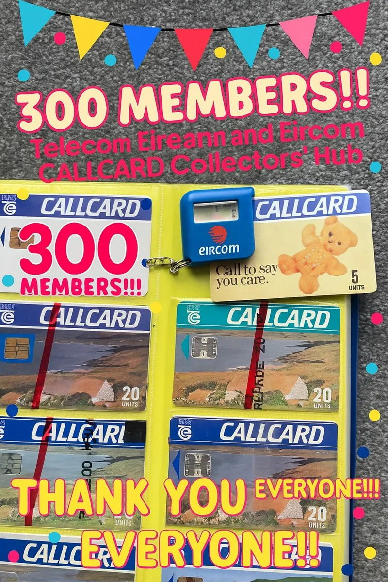 Telecom Eireann and Eircom Callcard Collectors Hub - Image 1