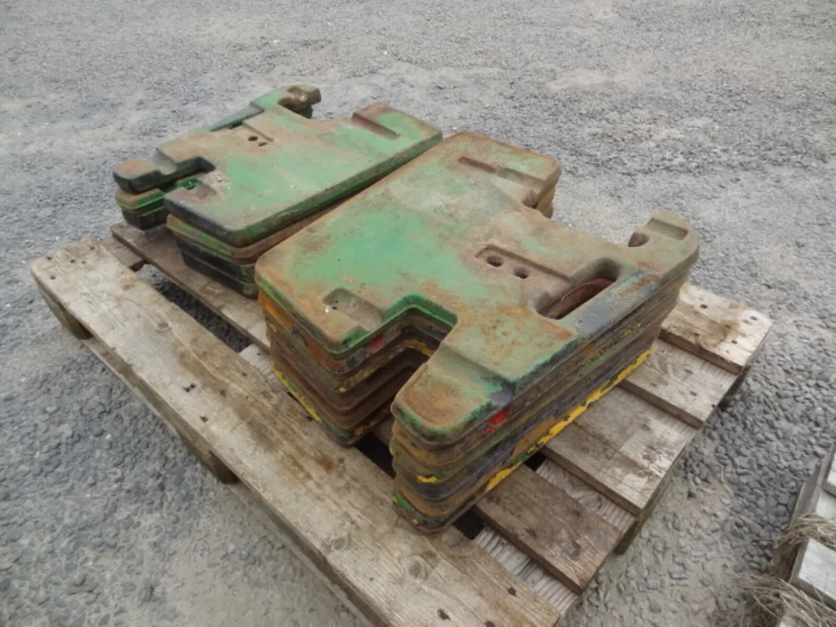 JD John Deere Tractor Weights slices 50Kg - Image 2