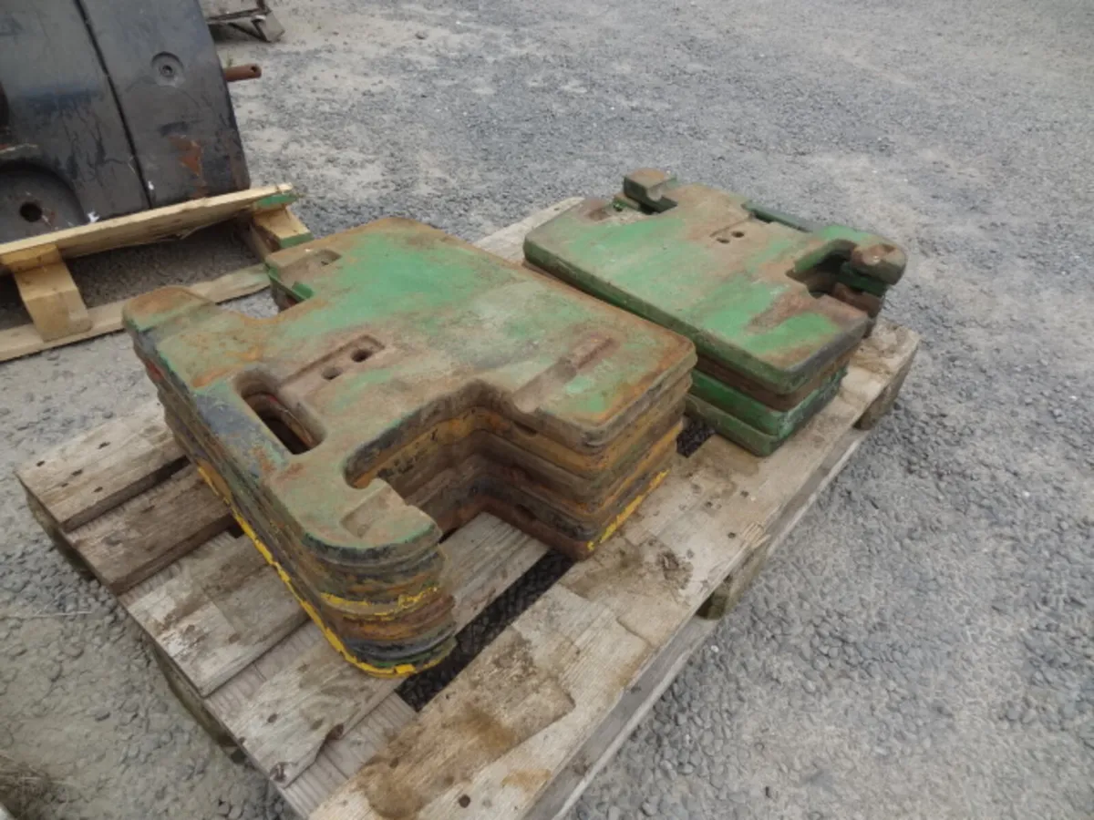 JD John Deere Tractor Weights slices 50Kg - Image 1