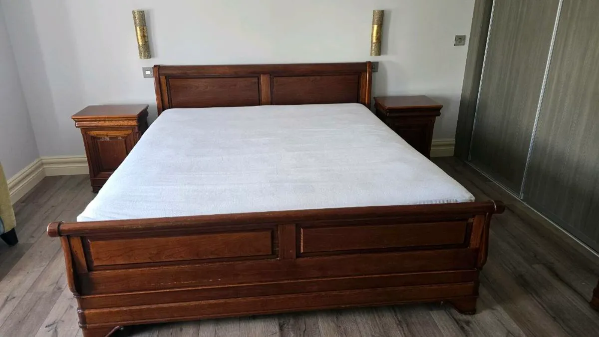 Super King Sleigh Bed Furniture - Image 1