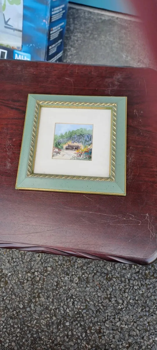 Picture Oil Painting Rest a While - Image 1