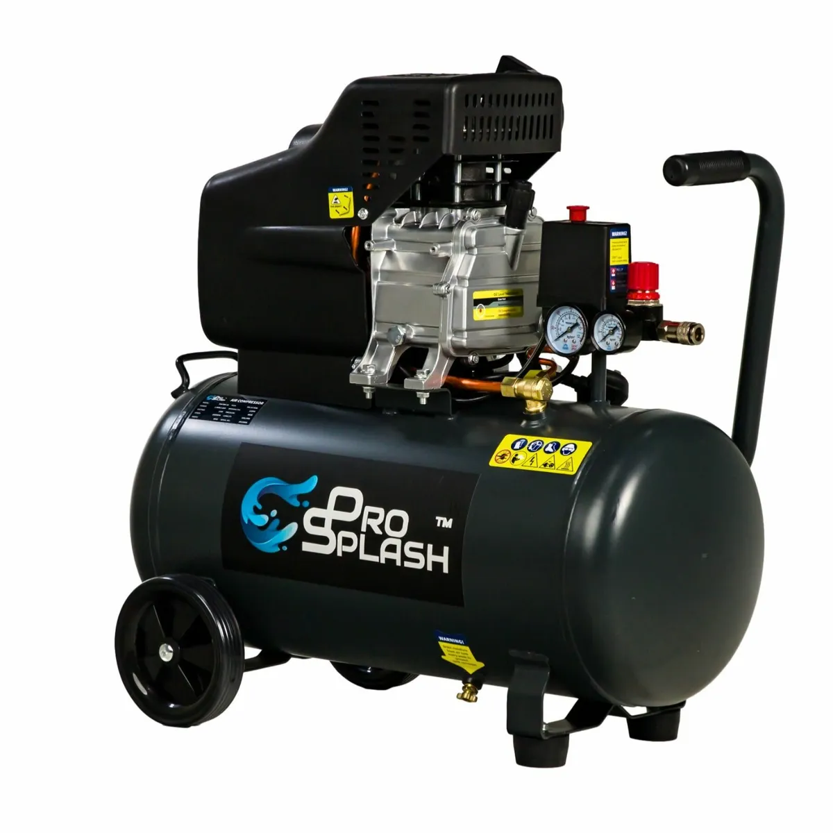 Portable 50L Air Compressor 1.5kW (6.5 CFM) 8 Bar - Image 3