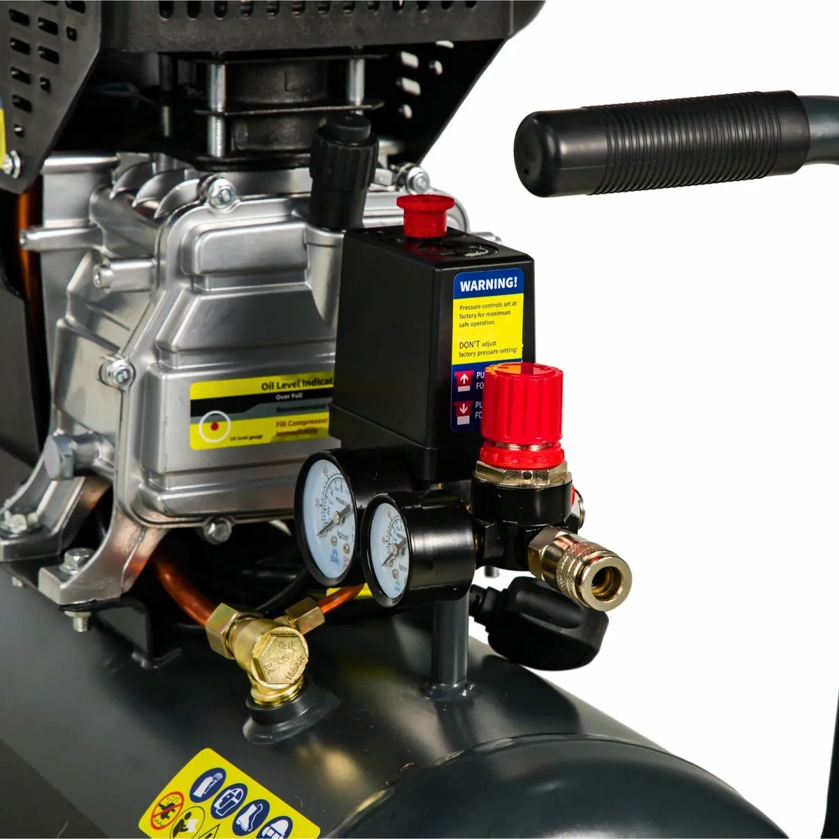 Portable 50L Air Compressor 1.5kW (6.5 CFM) 8 Bar - Image 4