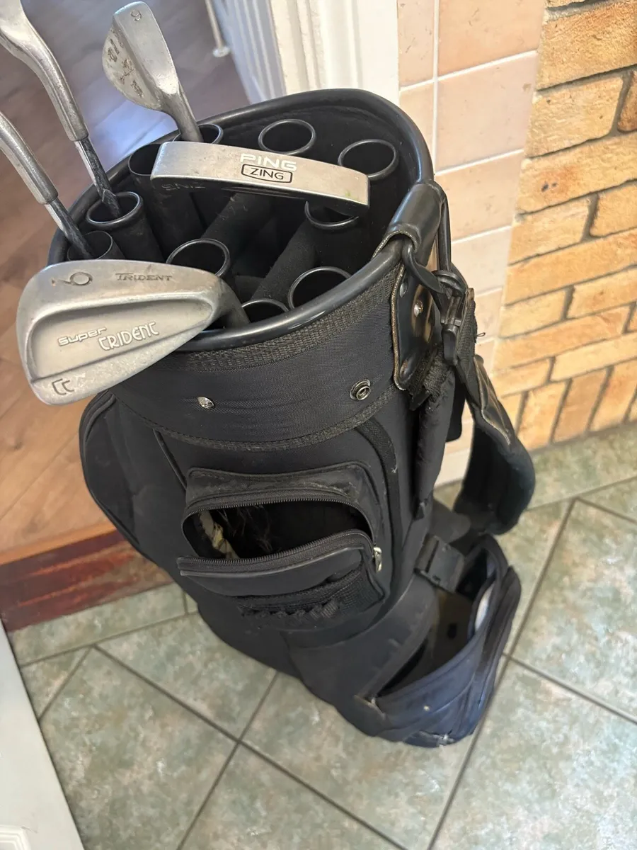 Golf bag and golf clubs - Image 3