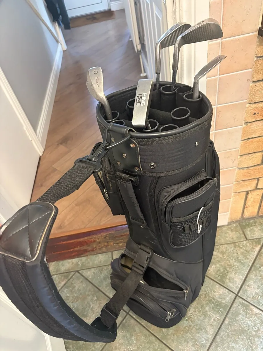 Golf bag and golf clubs - Image 4