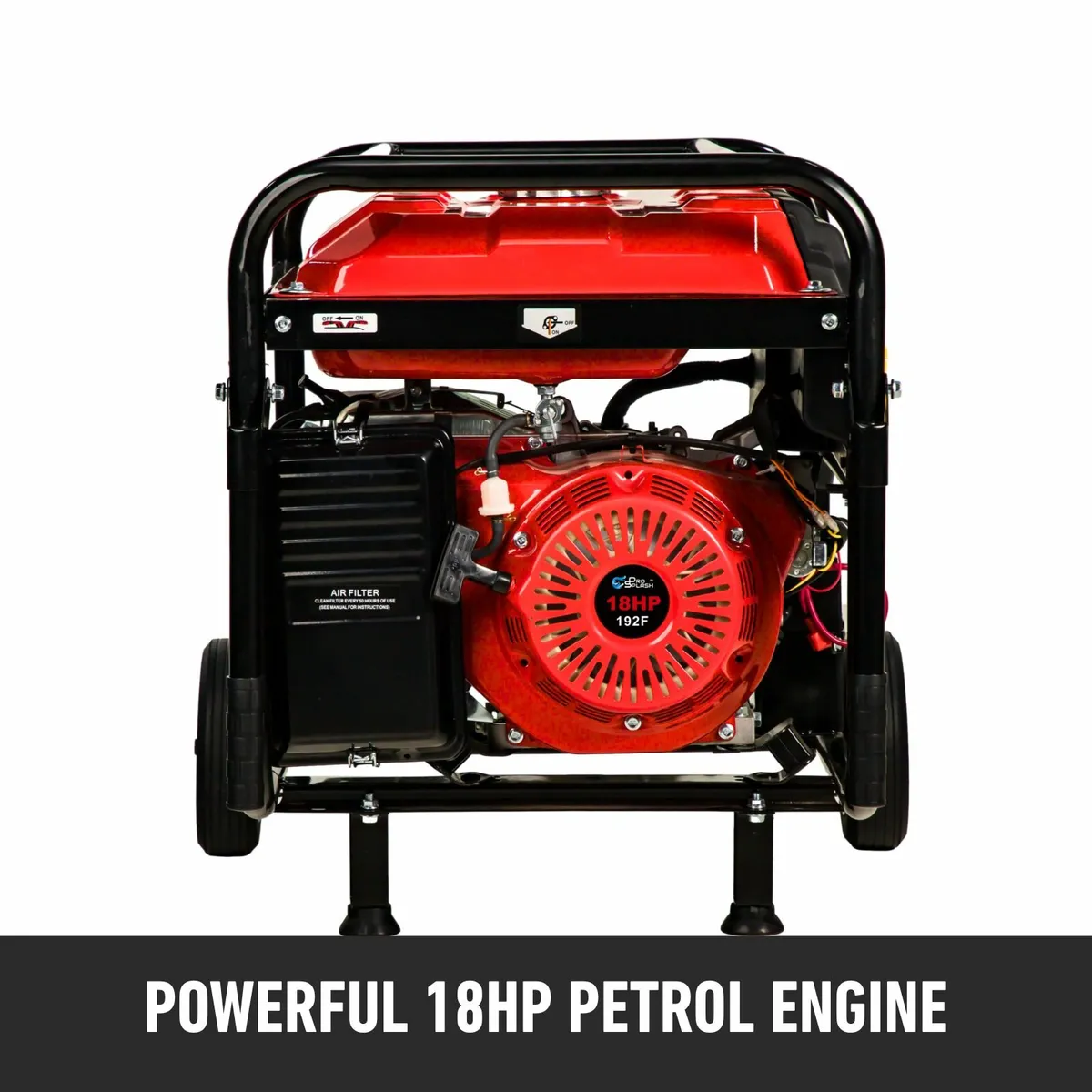 PP-8500 Petrol Generator - 7.5kW Max + Key Start - Image 2
