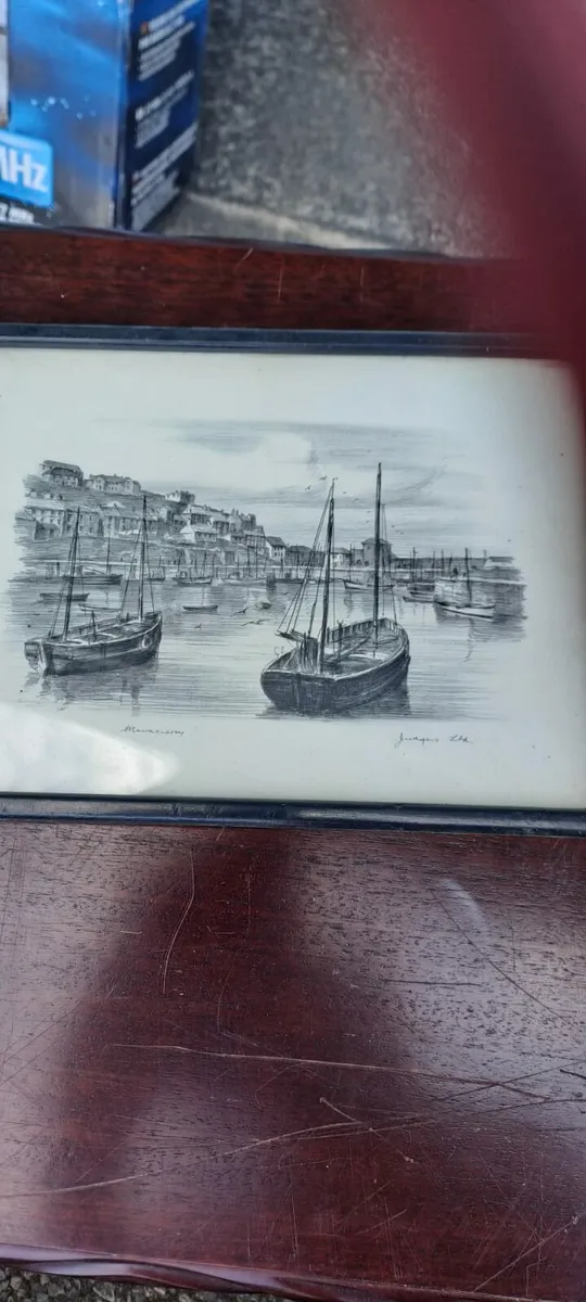 Picture Harbour Scene - Image 2