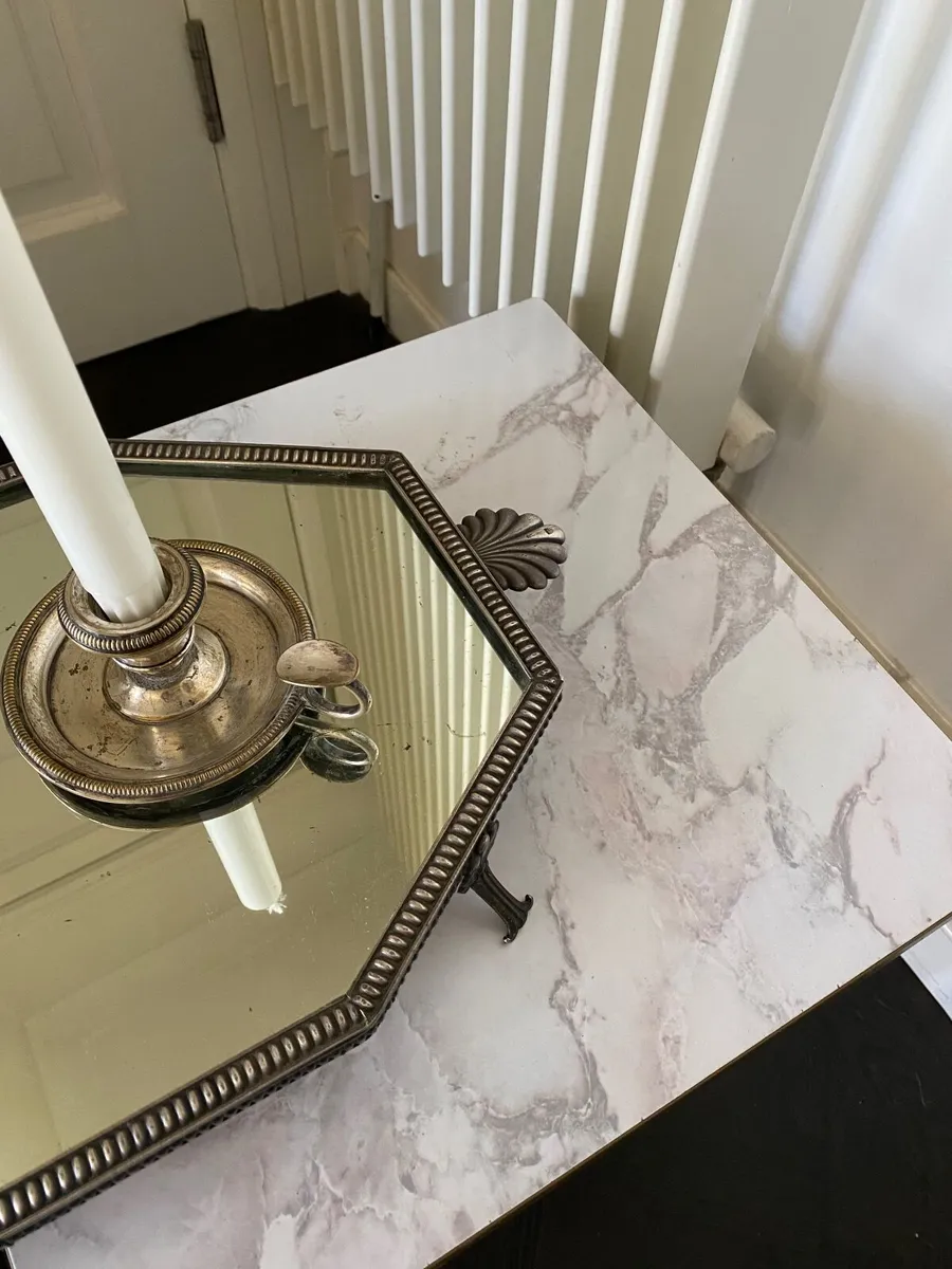 ‘Silver’ mirror tray stand - Image 3