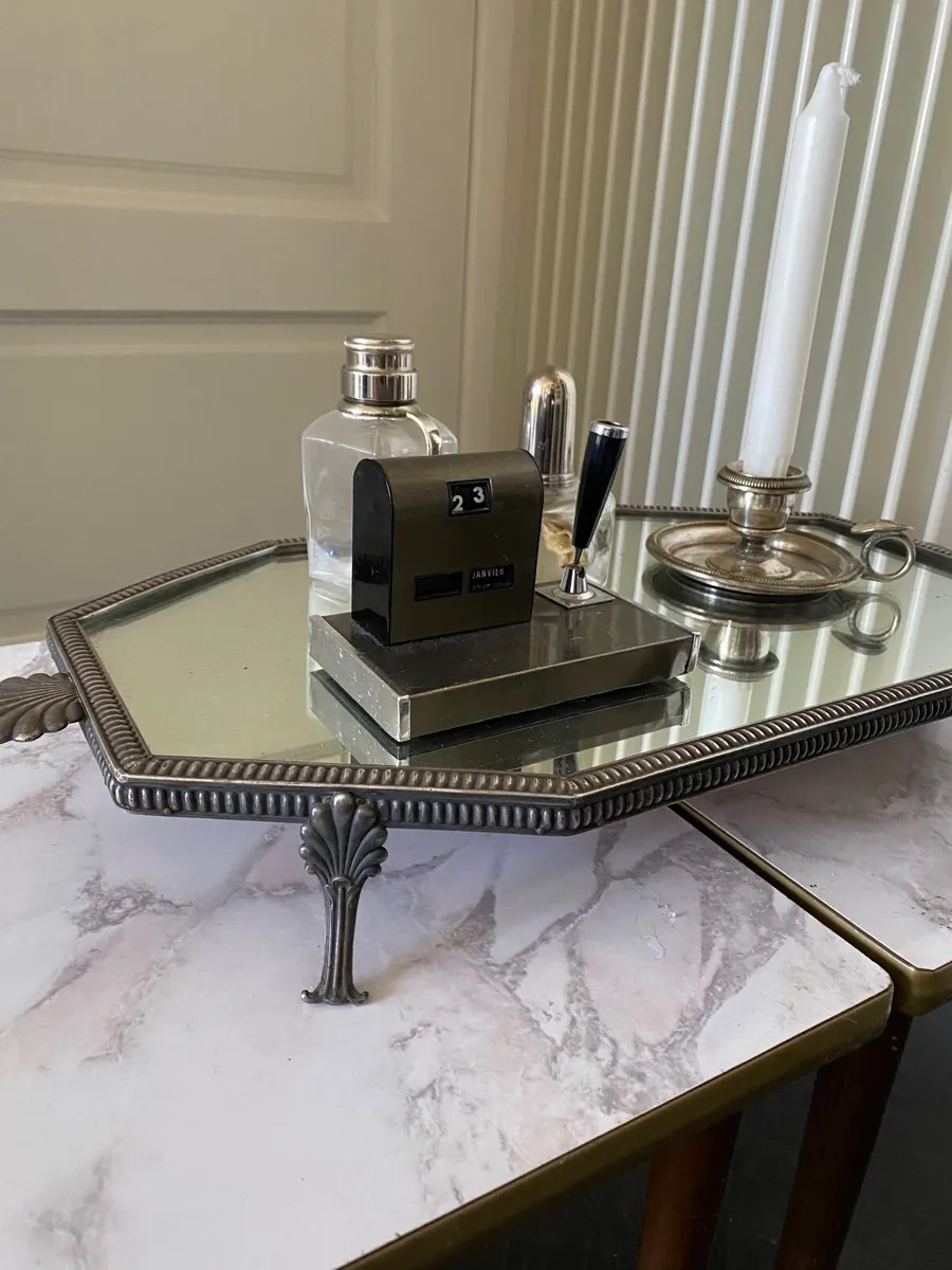 ‘Silver’ mirror tray stand - Image 4