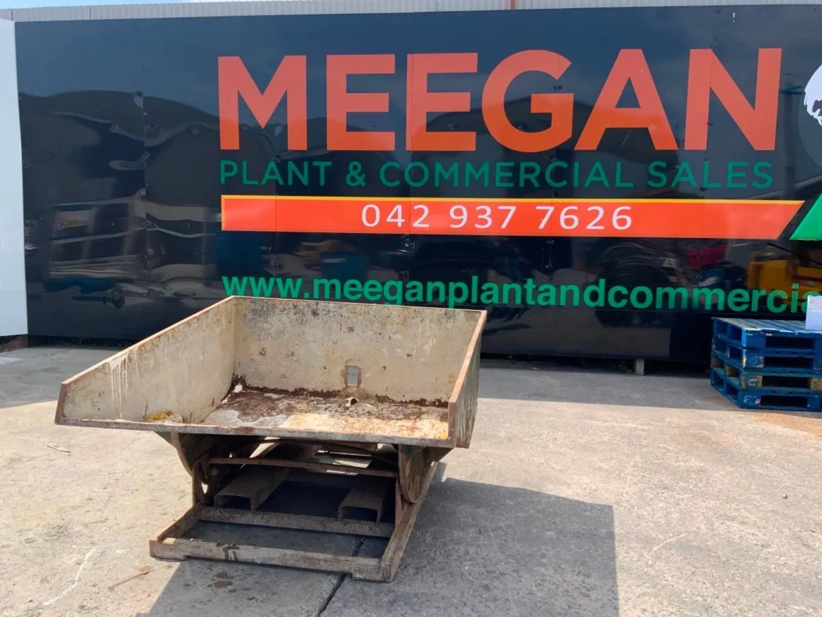 1500lt BUILDER RUBBLE TIPPING SKIP.......777-1. - Image 1