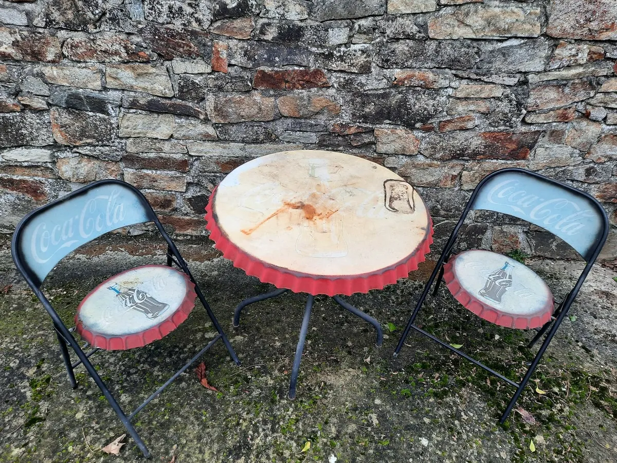 Bistro set - CocaCola - Image 1