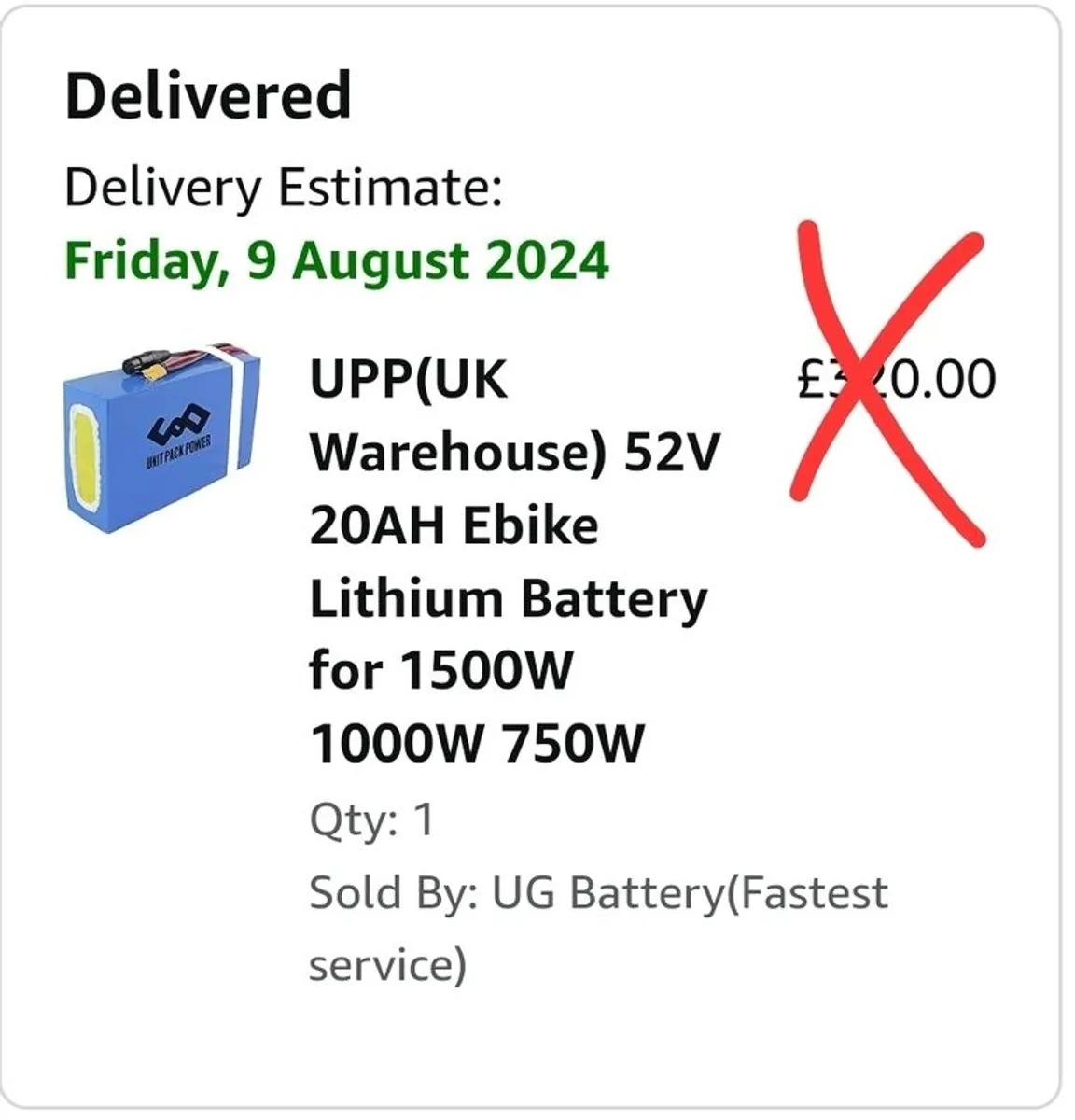 Electric Scooter Lithium battery 52v 20ah