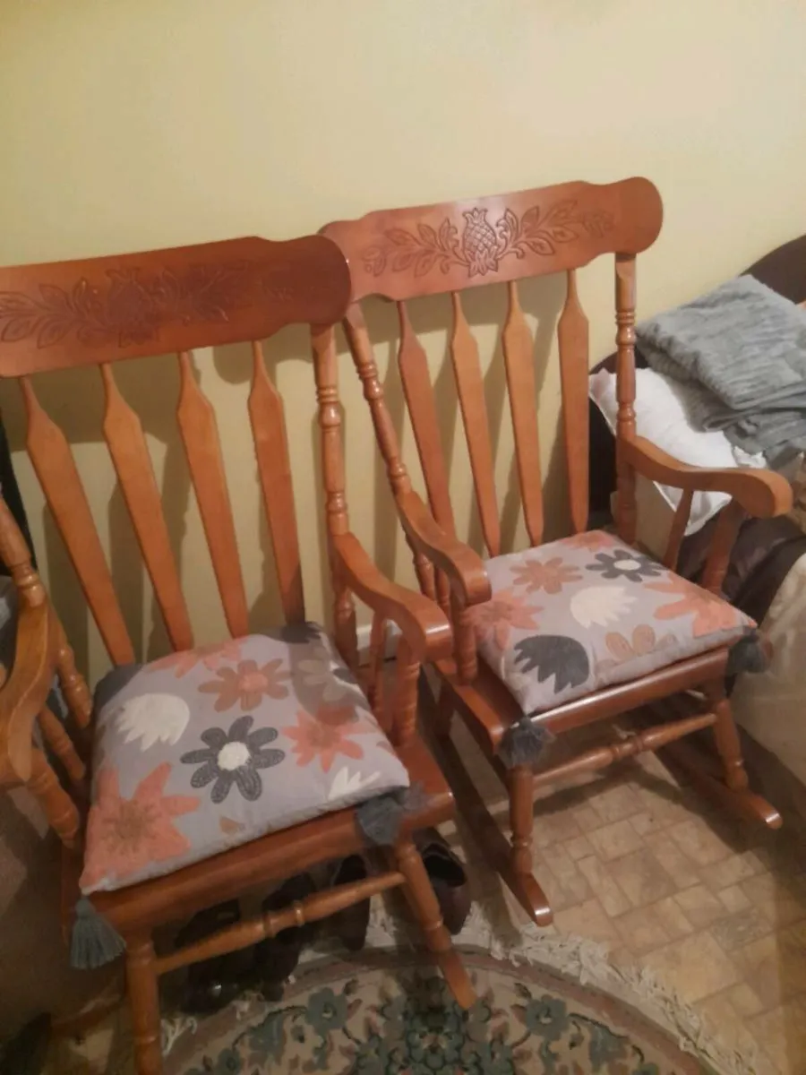 Wooden Rocking chairs - Image 3