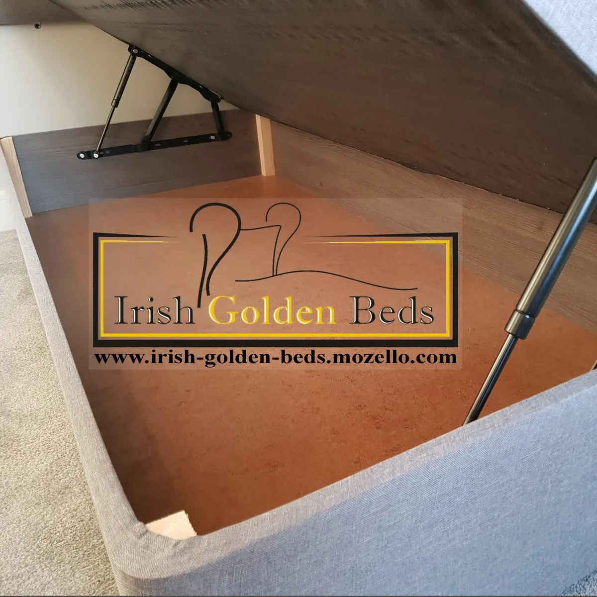 bed frame and headboard, free delivery - Image 2