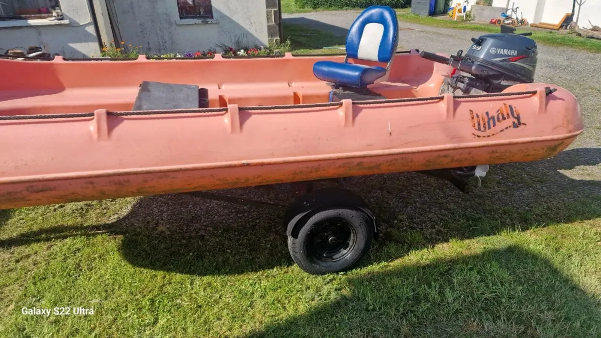 Whaly boat yamaha motor trailer - Image 1