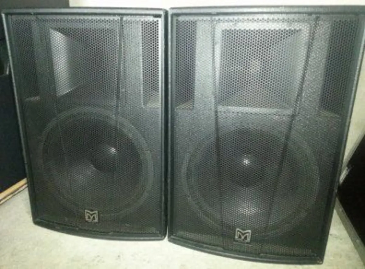 Martin Audio Sound Speakers and Amp - Image 1