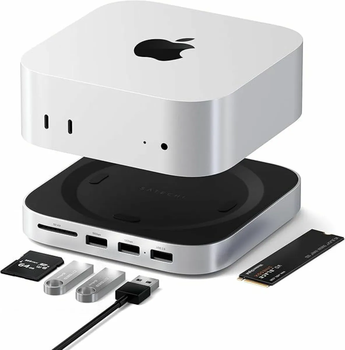Mac Mini M4 Hub & Stand NVMe SSD Enclosure - Image 3