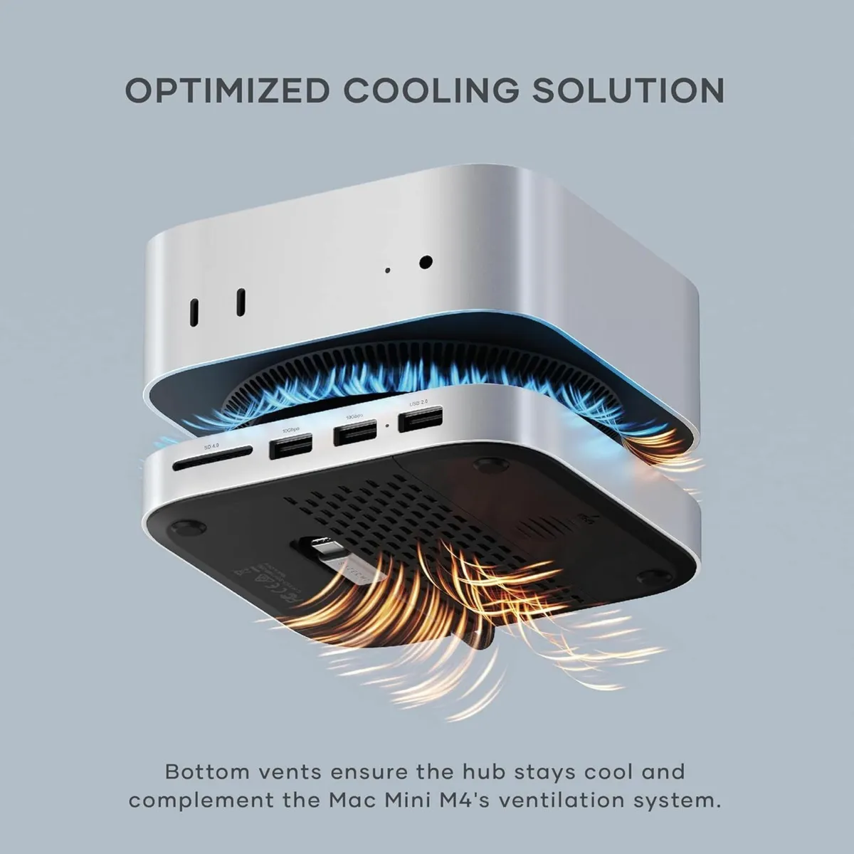 Mac Mini M4 Hub & Stand NVMe SSD Enclosure - Image 4