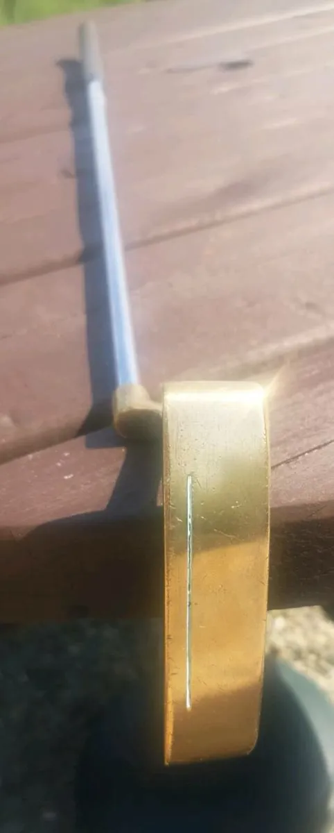 Vintage Justin H083 Special. Brass Blade putter35" - Image 1