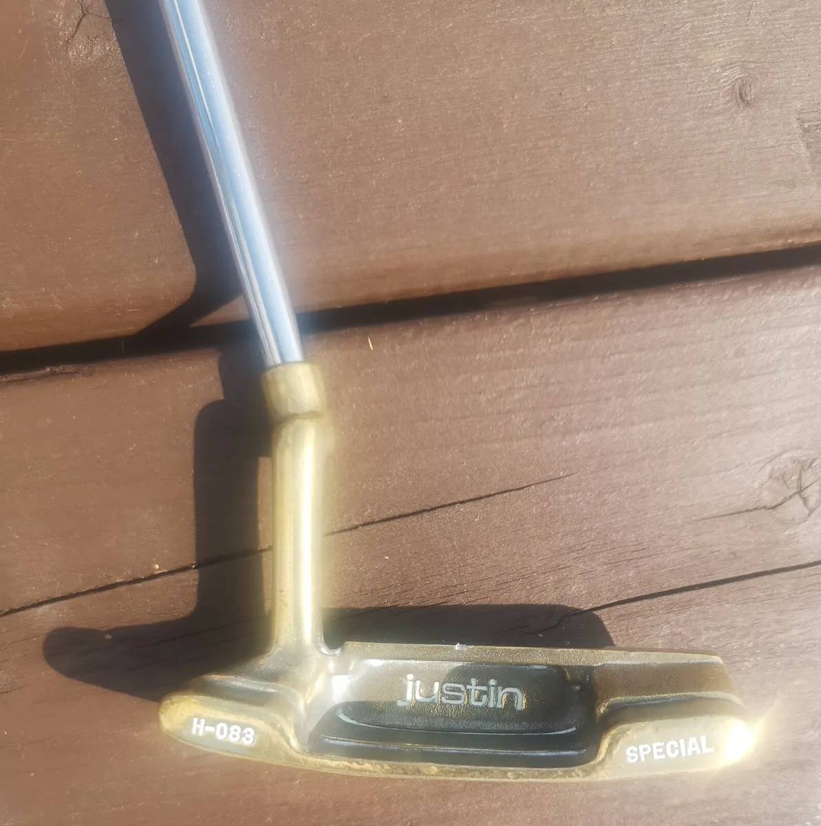 Vintage Justin H083 Special. Brass Blade putter35" - Image 2