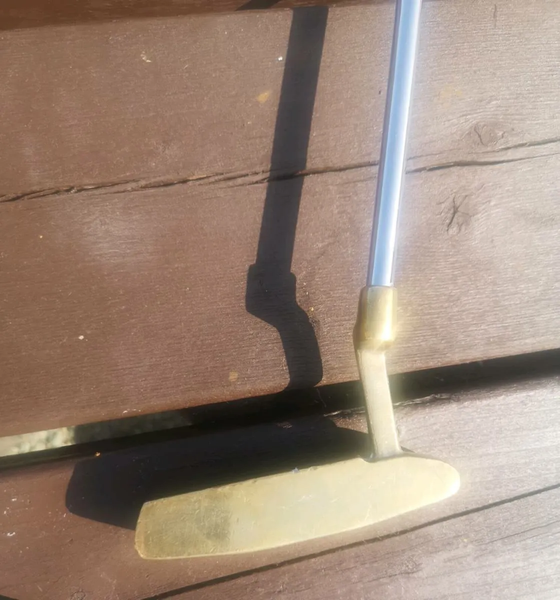 Vintage Justin H083 Special. Brass Blade putter35" - Image 3