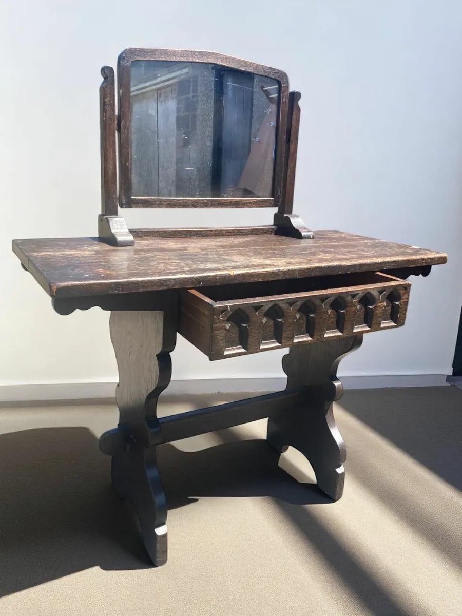 Antique Vanity Unit / Small Work Table - Image 1