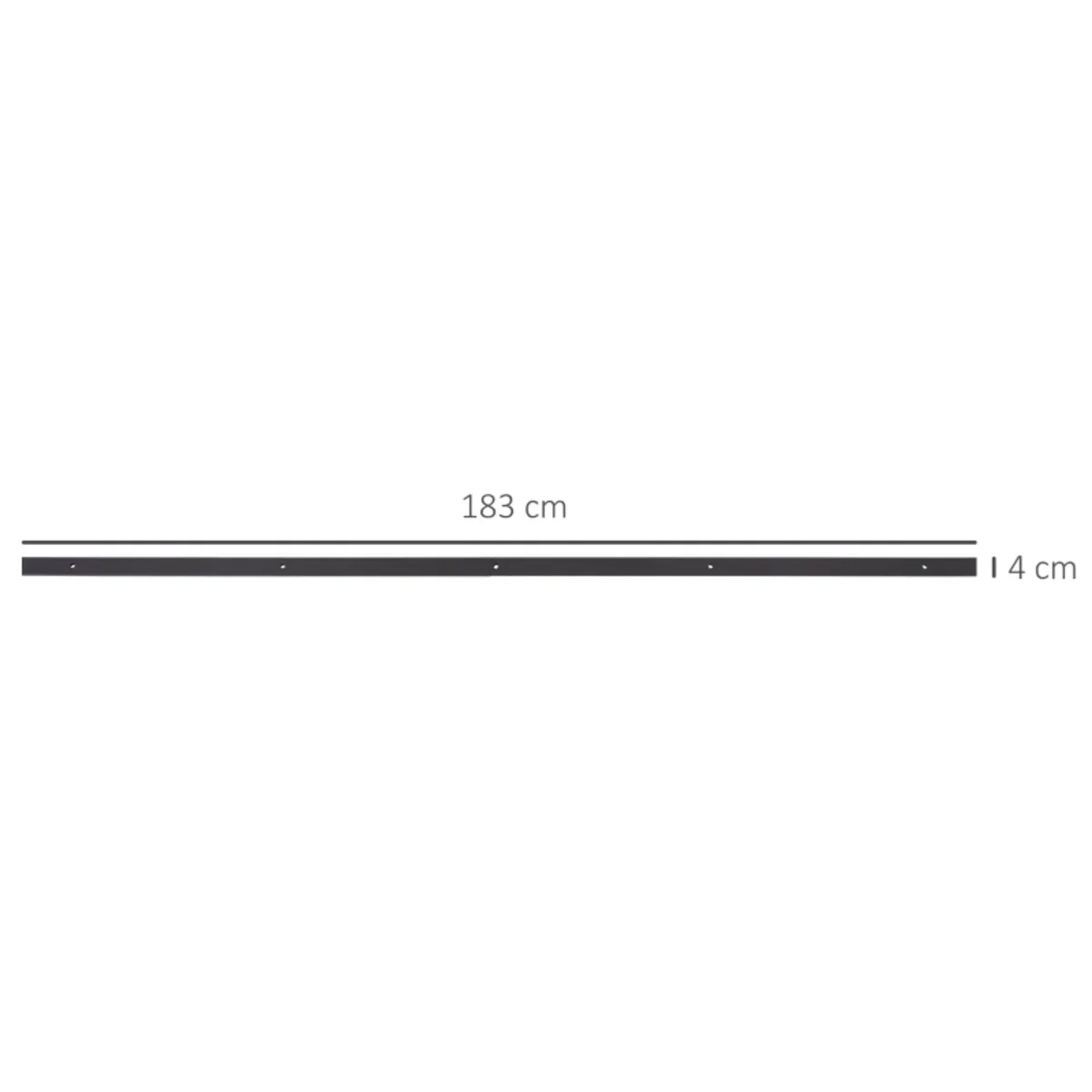 6ft Modern Single Sliding Barn Door Track Kit Set - Image 4