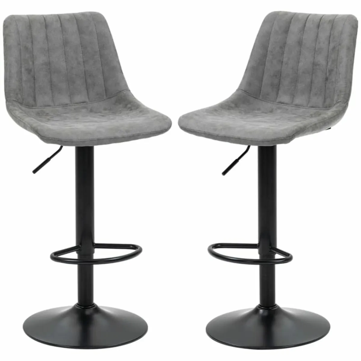 Bar Stools Set of 2 Counter Height Barstools Dinin - Image 1