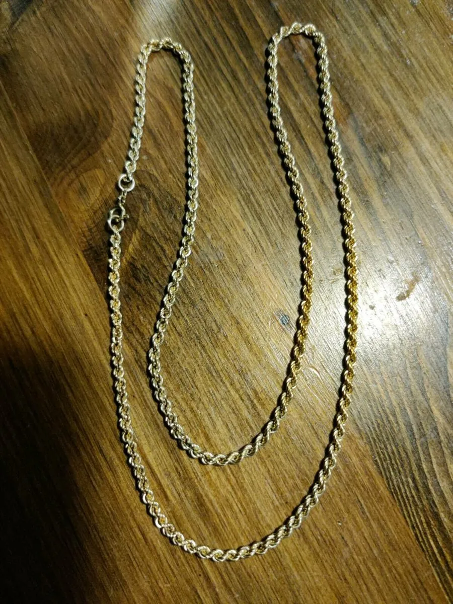 HEAVY ROPE LINK, 9CT Gold 6.18 Gram 22"New Chain ! - Image 3