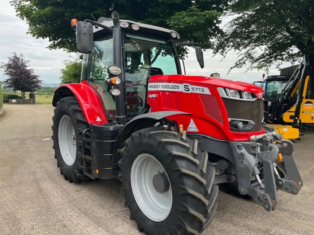 2021 Massey Ferguson 6713 S Dyna-6 c/w F/Links - Image 1