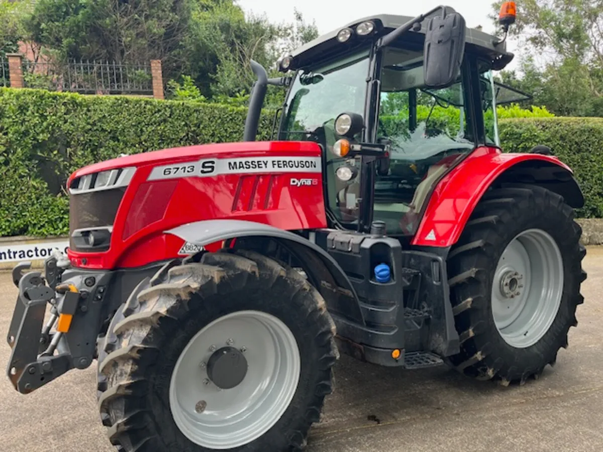 2021 Massey Ferguson 6713 S Dyna-6 c/w F/Links - Image 3