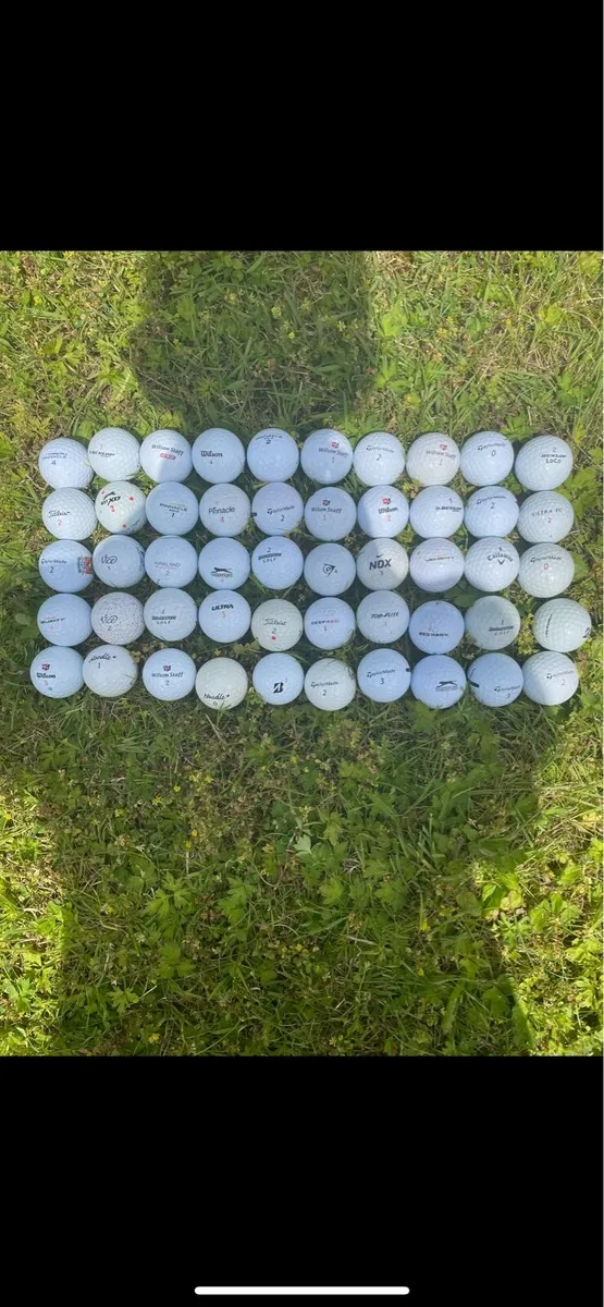 50 mixed branded golf balls for €25