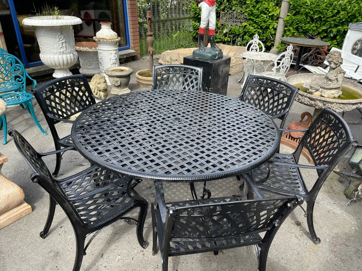 Garden table 6 chairs - Image 2