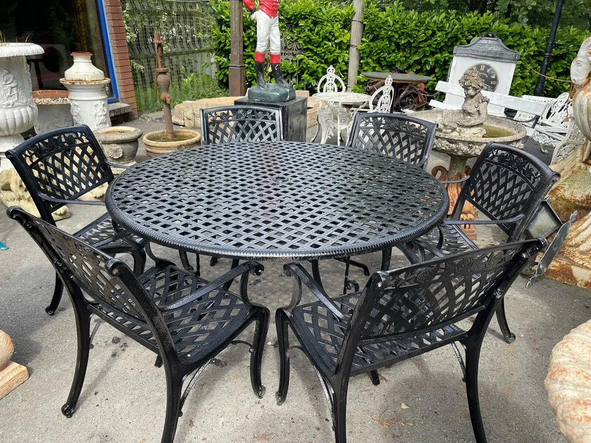 Garden table 6 chairs - Image 3