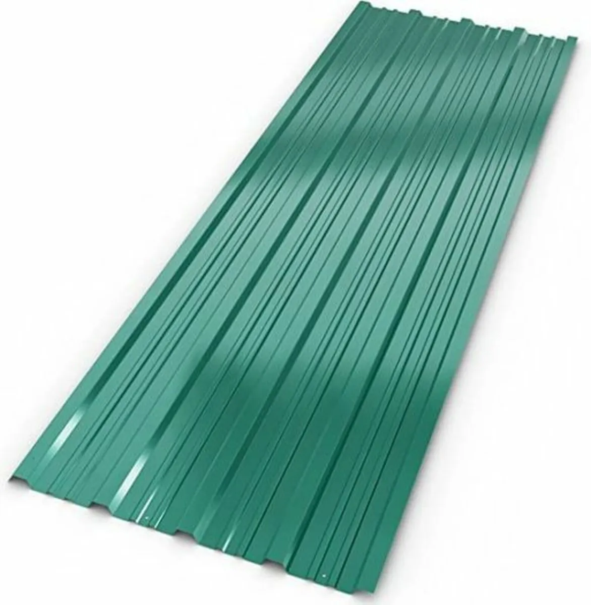 12 x corrugated metal sheets.