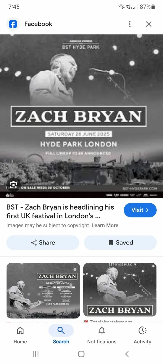 Concert ticket