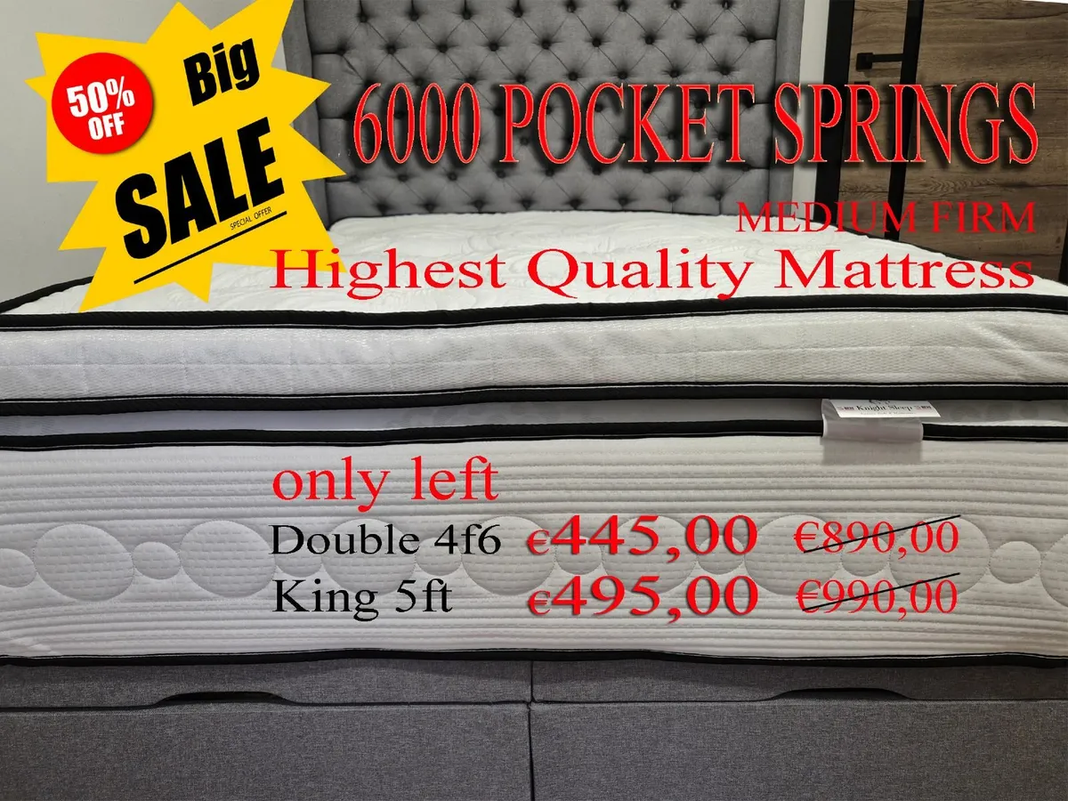 mattress 50% off - Image 1
